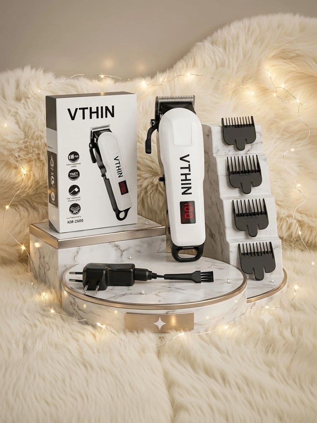 VTHIN Pro-Cut Cordless Hair Clipper with LED Digital Display - view 1