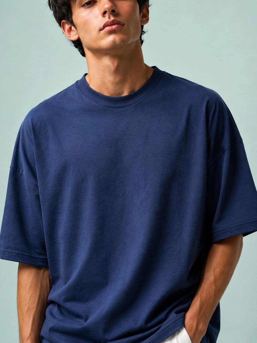 Mast & Harbour Men Oversized T-shirt thumbnail 4