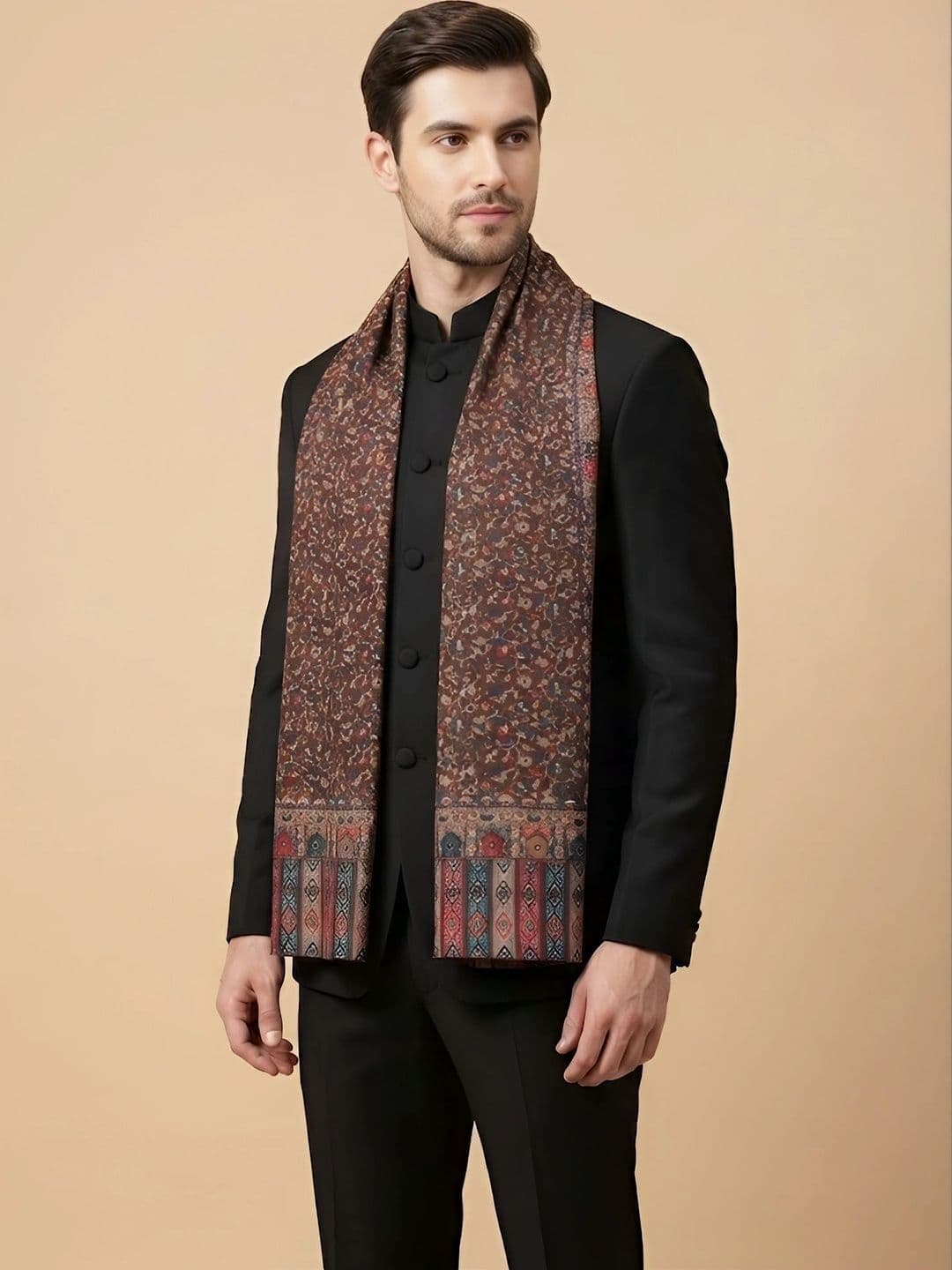 MUFFLY Men Printed Stole - view 1