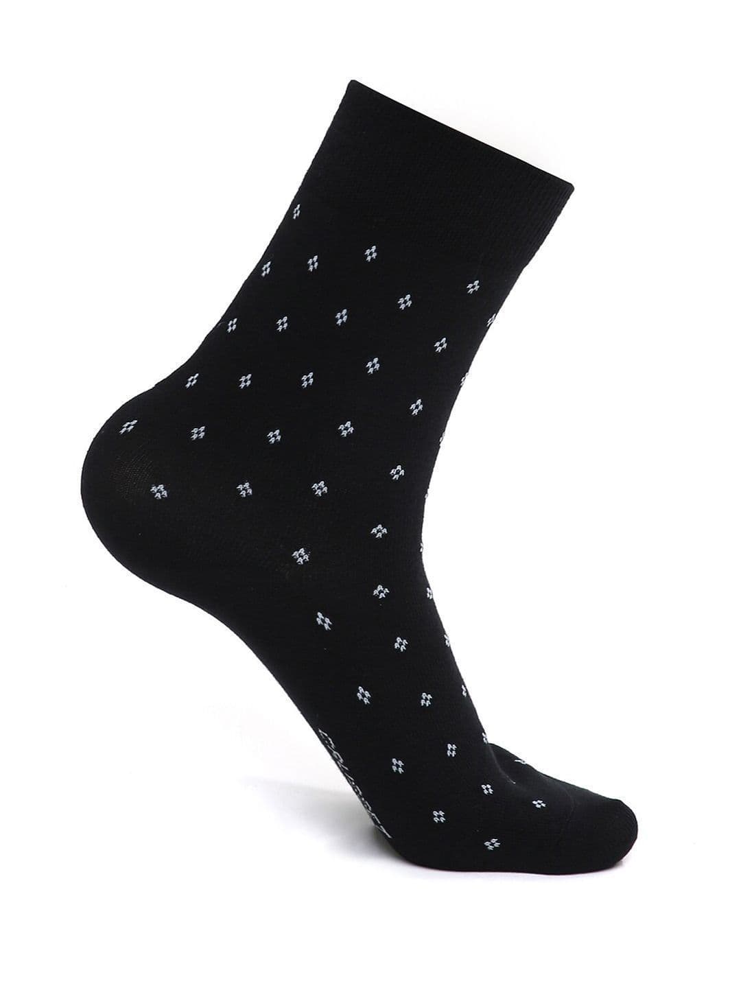 CRUSSET Men Pack Of 9 Men Assorted Patterned Calf-Length Formal Socks thumbnail 3