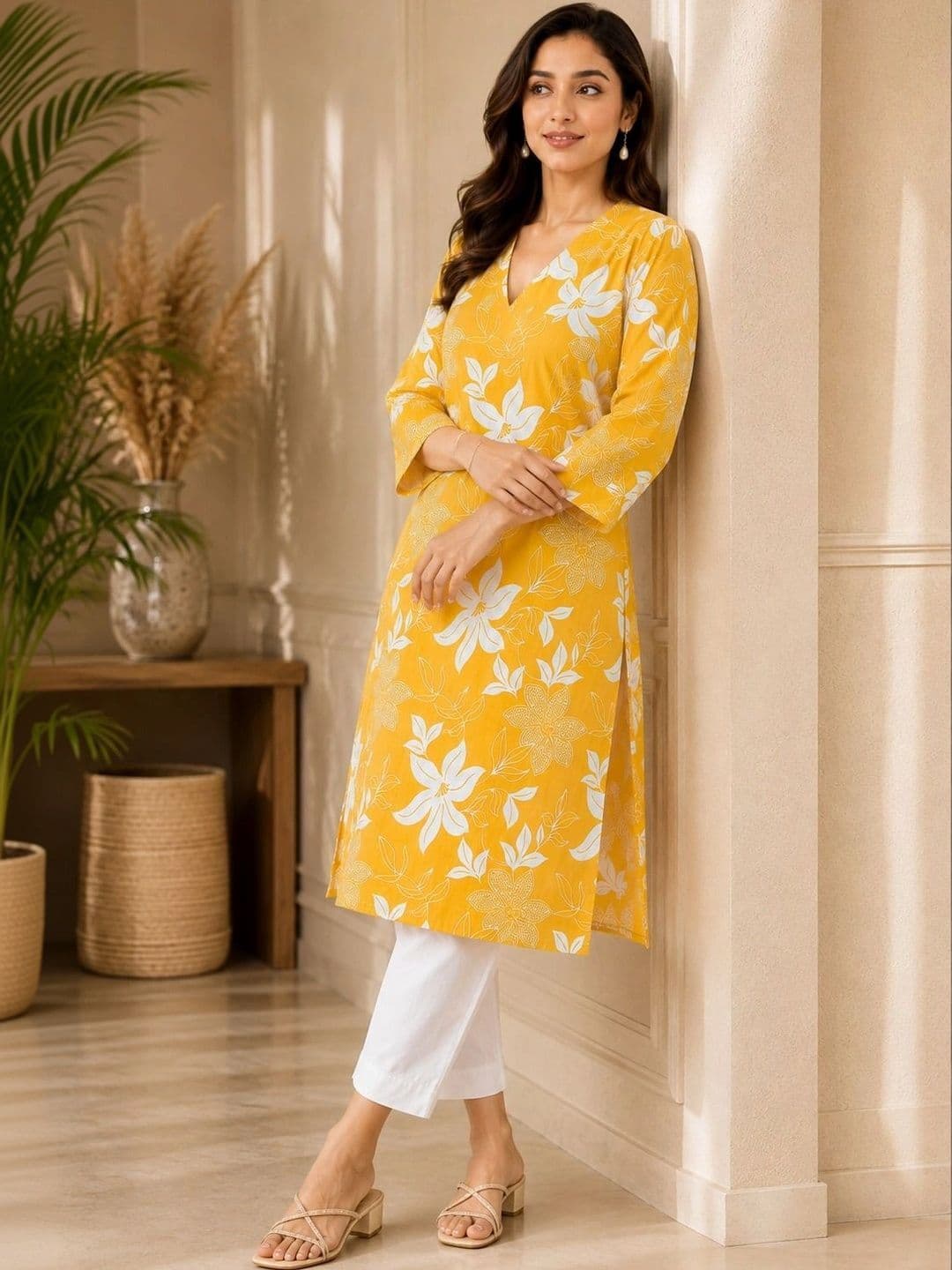 Anouk Women Floral Printed Floral Kurta - view 1