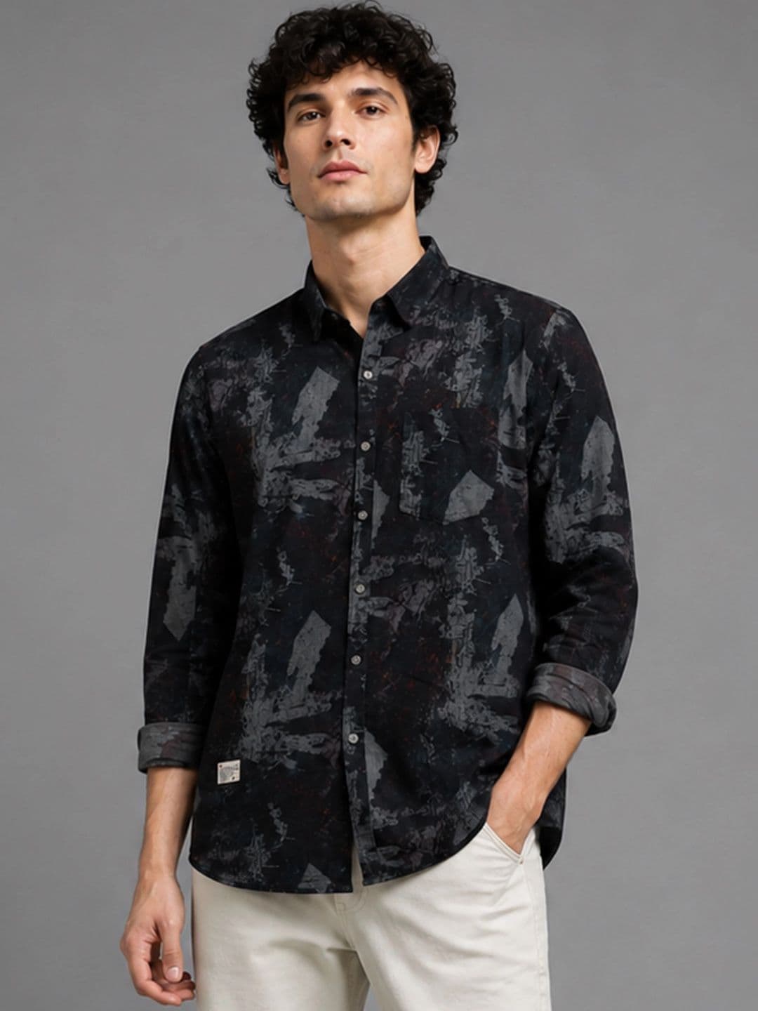 COOL COLORS Men Slim Fit Printed Casual Shirt thumbnail 4