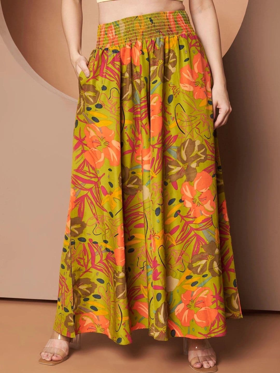CORSICA Women Floral Printed Palazzos thumbnail 2