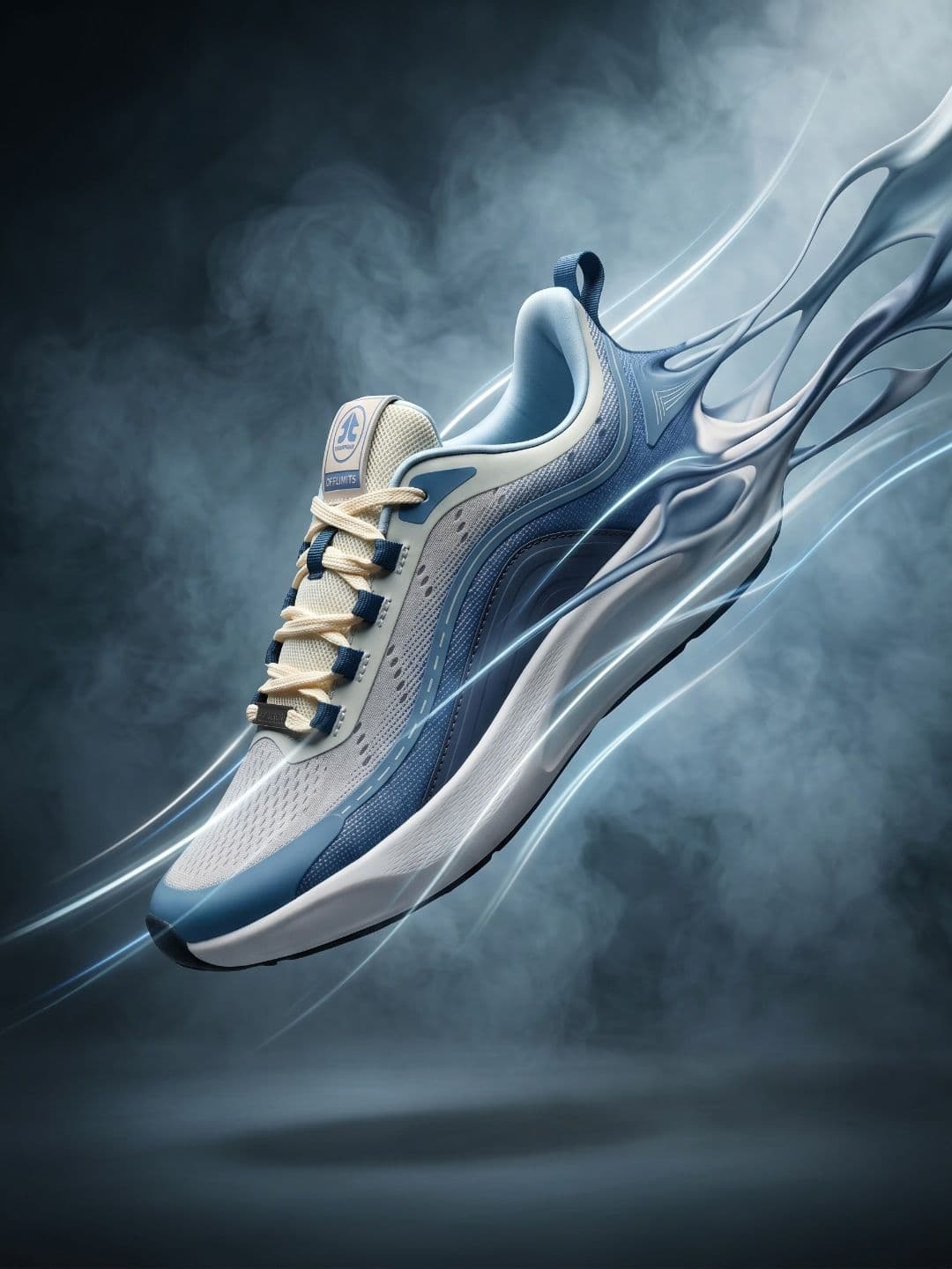 OFF LIMITS Apex Beige Mesh Running Shoes - view 1