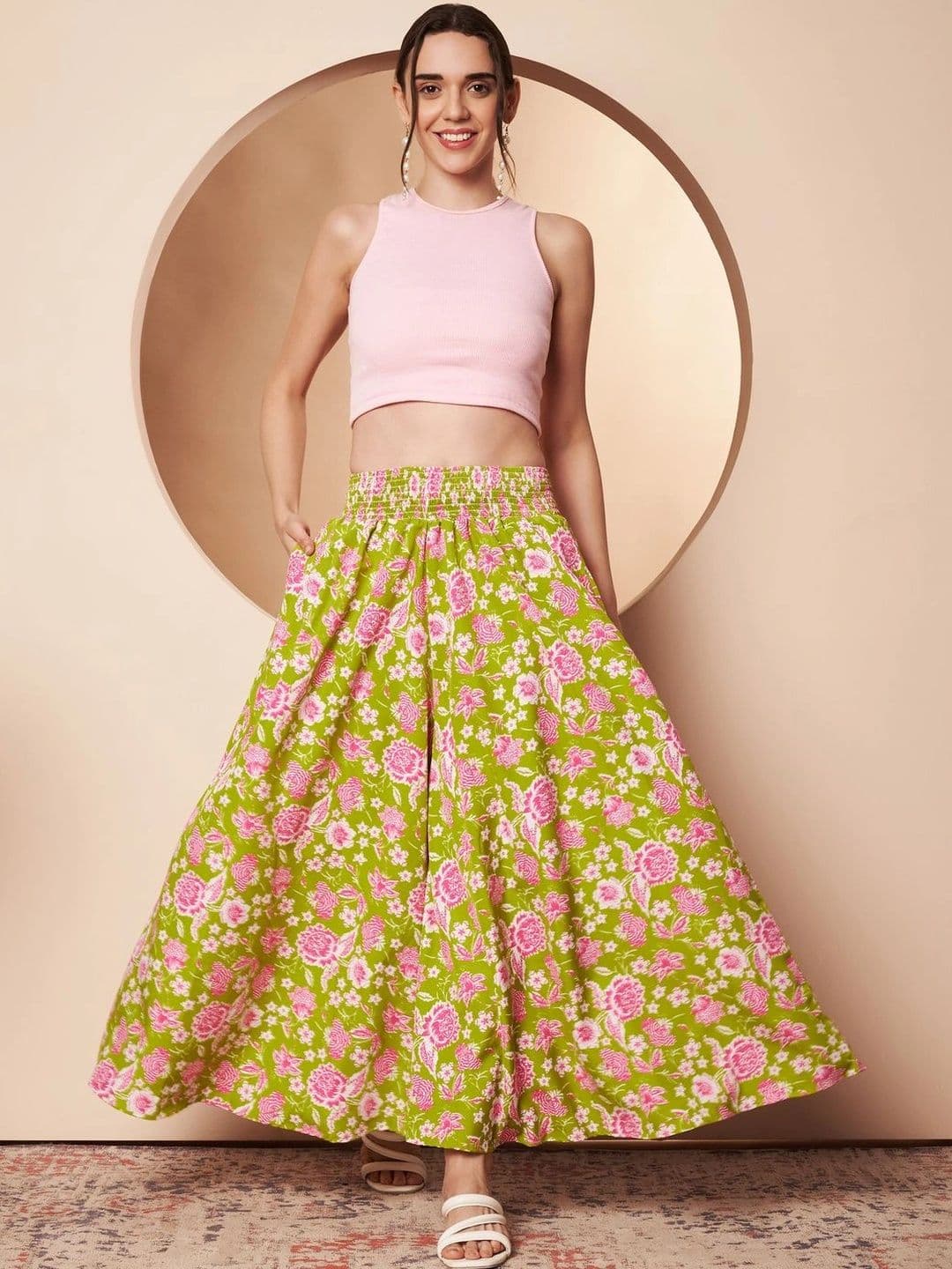 CORSICA Women Floral Printed Ethnic Palazzos thumbnail 5