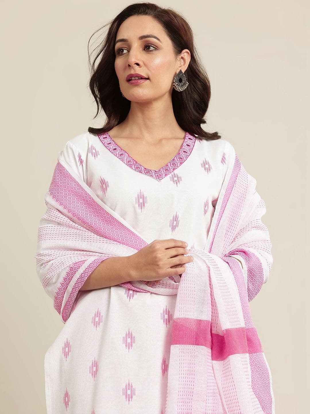 Libas Women Regular Thread Work Kurta with Salwar & With Dupatta thumbnail 6