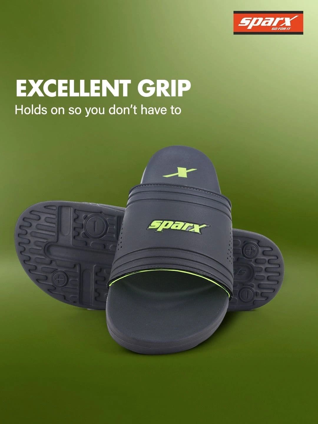 Sparx Men Brand Logo Printed Sliders thumbnail 5