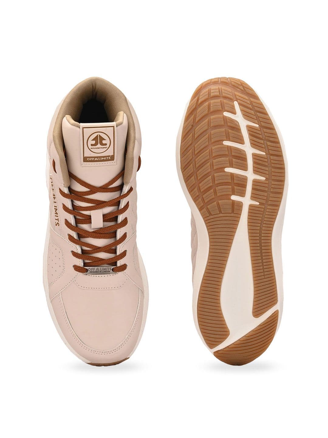 OFF LIMITS Hangman Beige Synthetic Basketball Shoes thumbnail 4