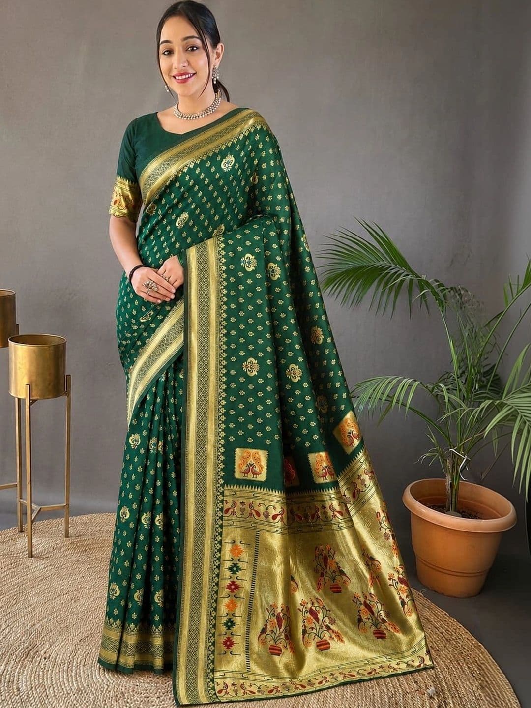 Veera Collection Woven Design Zari Art Silk Designer Banarasi Saree - view 1
