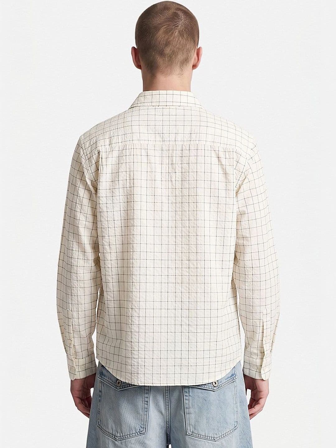 Snitch Men Checked Casual Shirt thumbnail 7