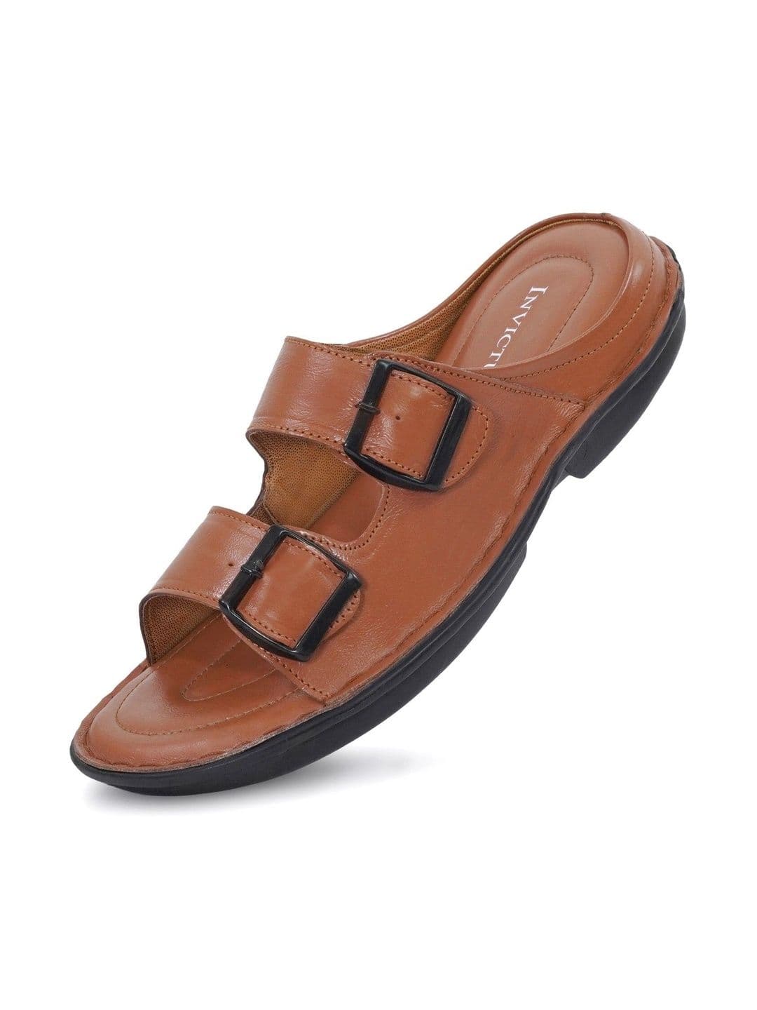 INVICTUS Men Leather Comfort Sandals thumbnail 6