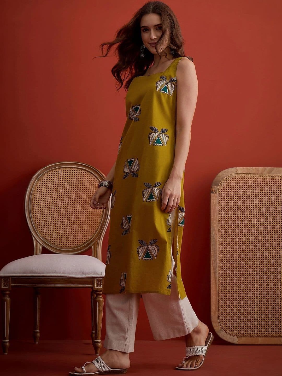 Stylum Women Ethnic Motifs Printed Kurta thumbnail 2