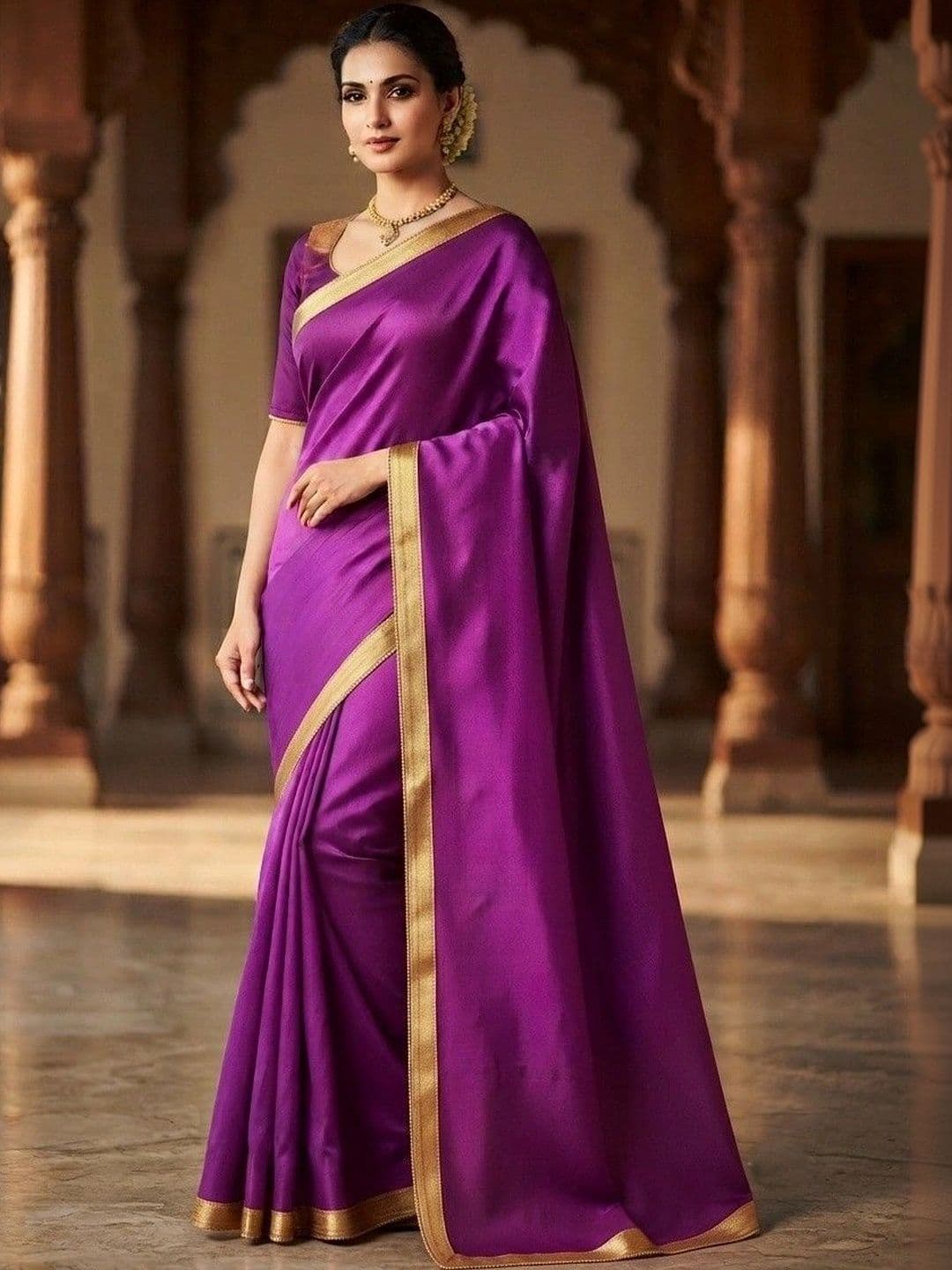 Siddhika Saree's Silk Blend Mysore Silk Saree - view 1