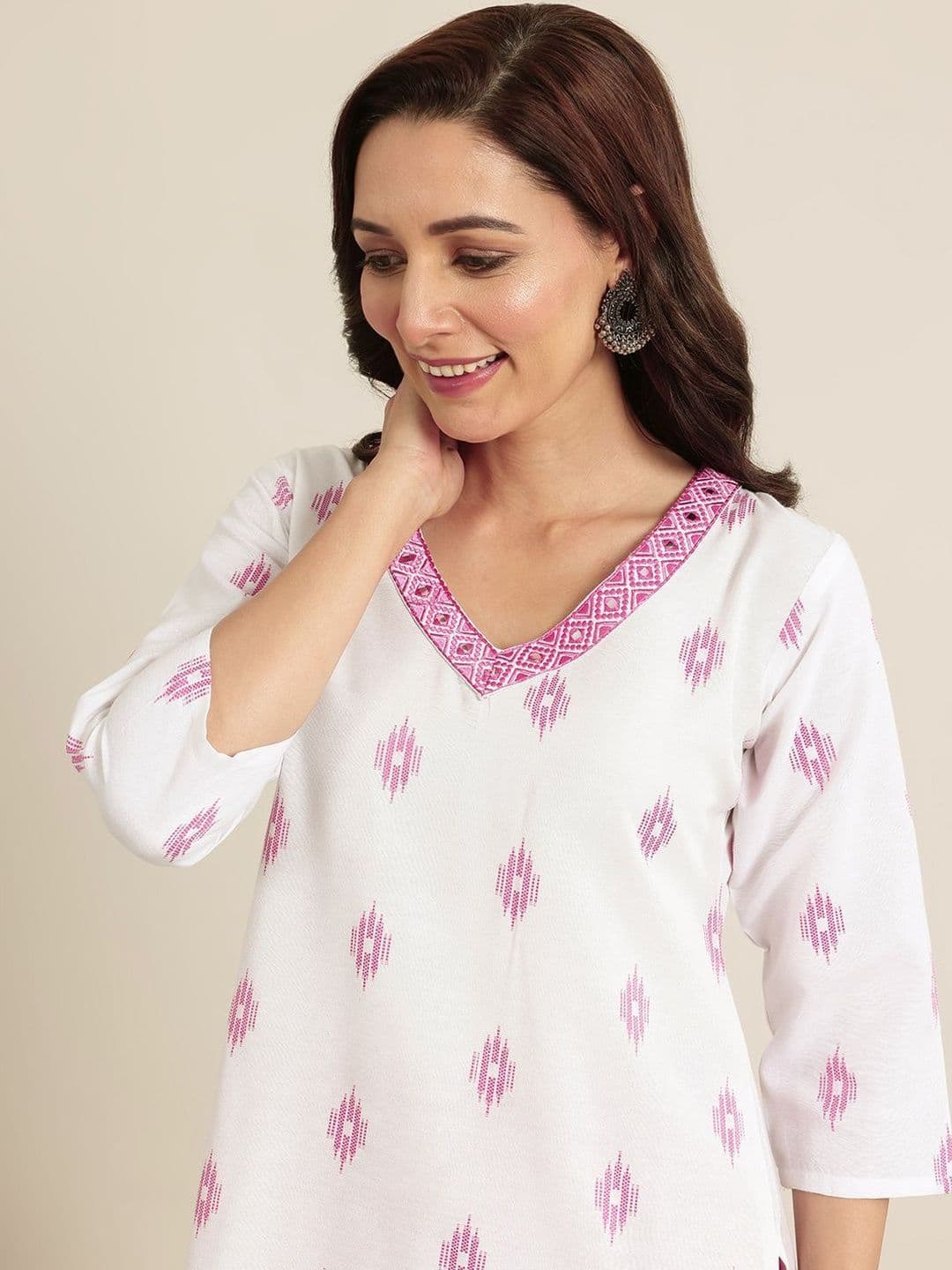 Libas Women Regular Thread Work Kurta with Salwar & With Dupatta thumbnail 7