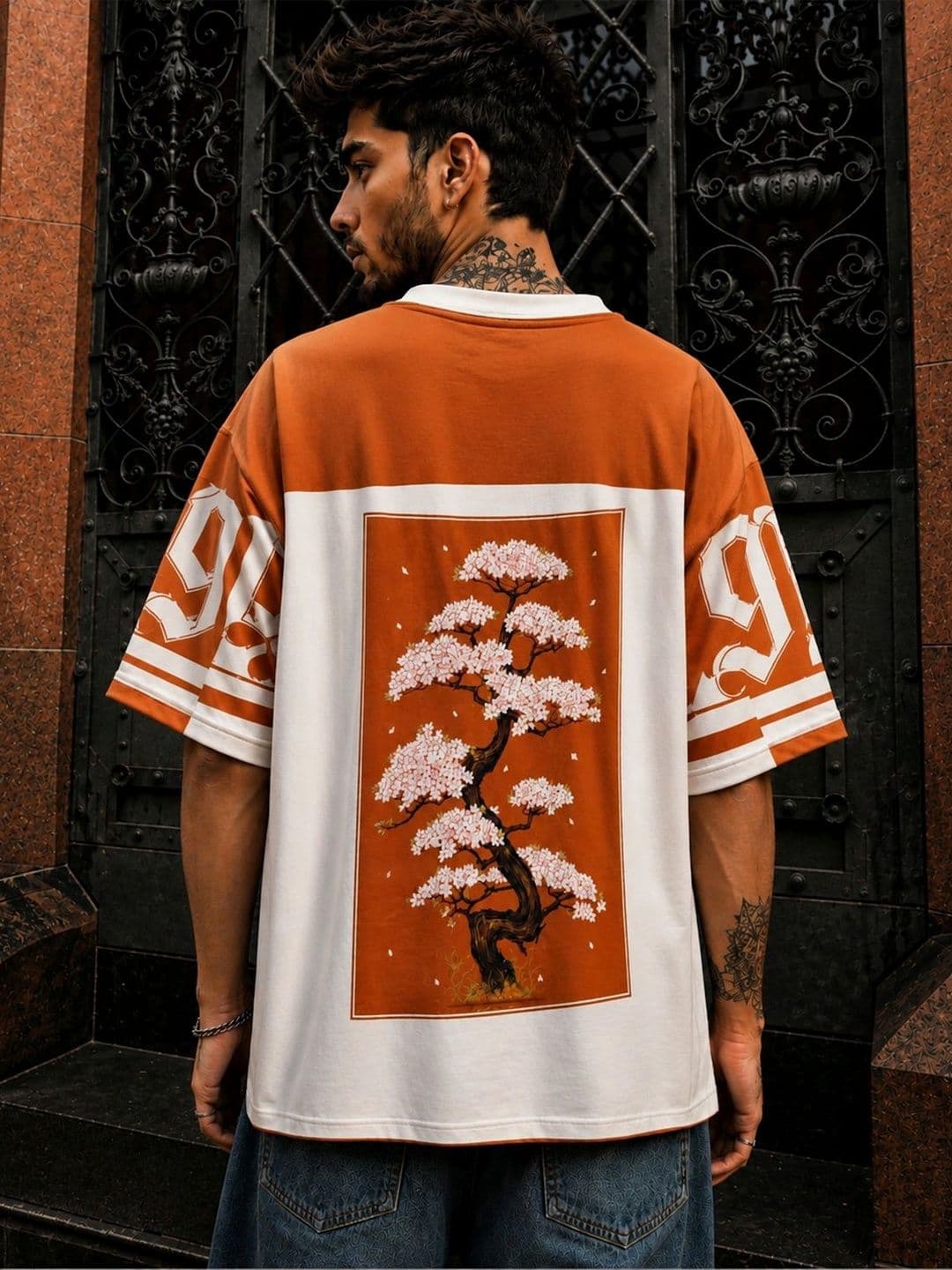 Force Men Floral Printed T-shirt thumbnail 3