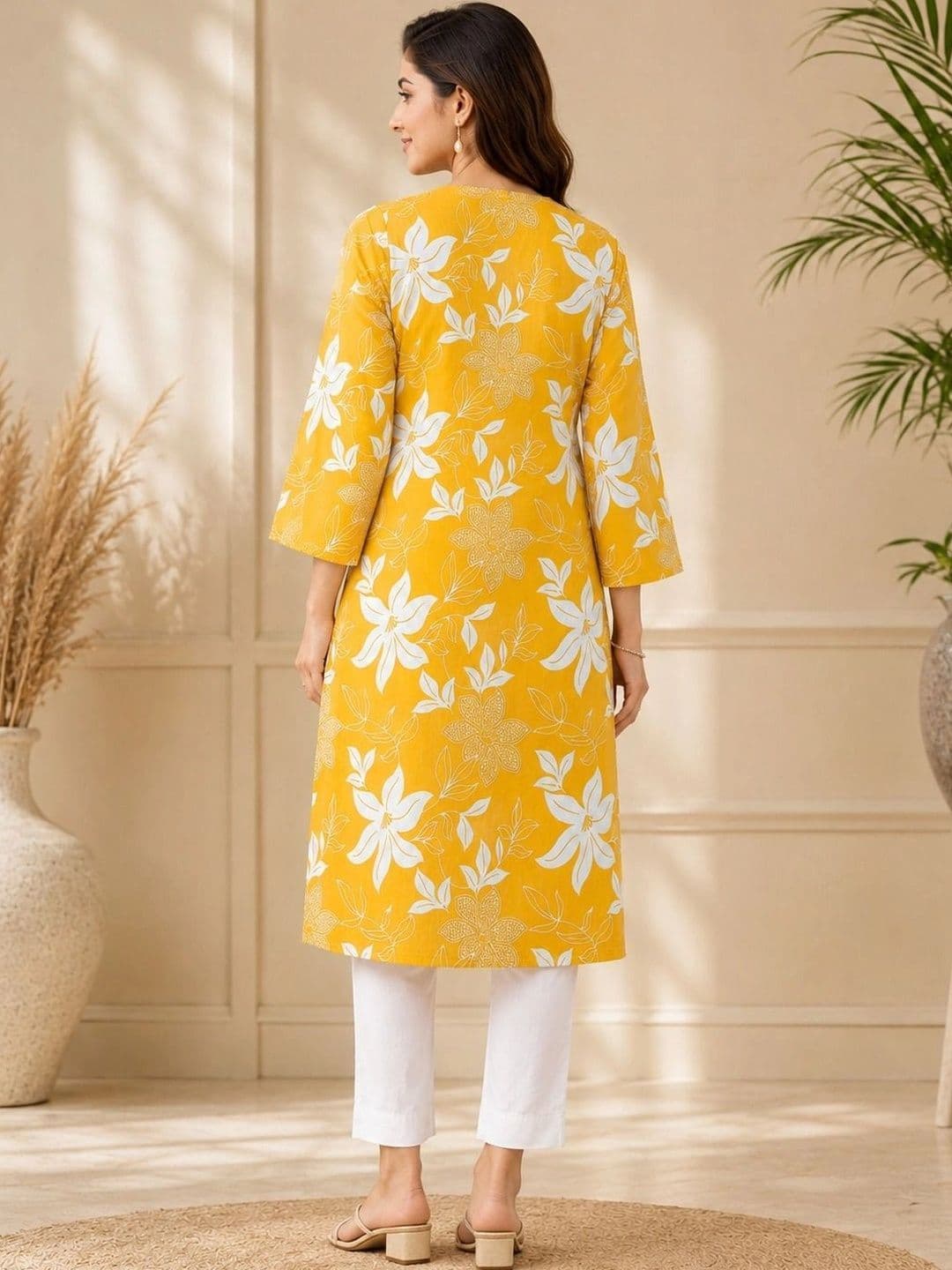 Anouk Women Floral Printed Floral Kurta thumbnail 6