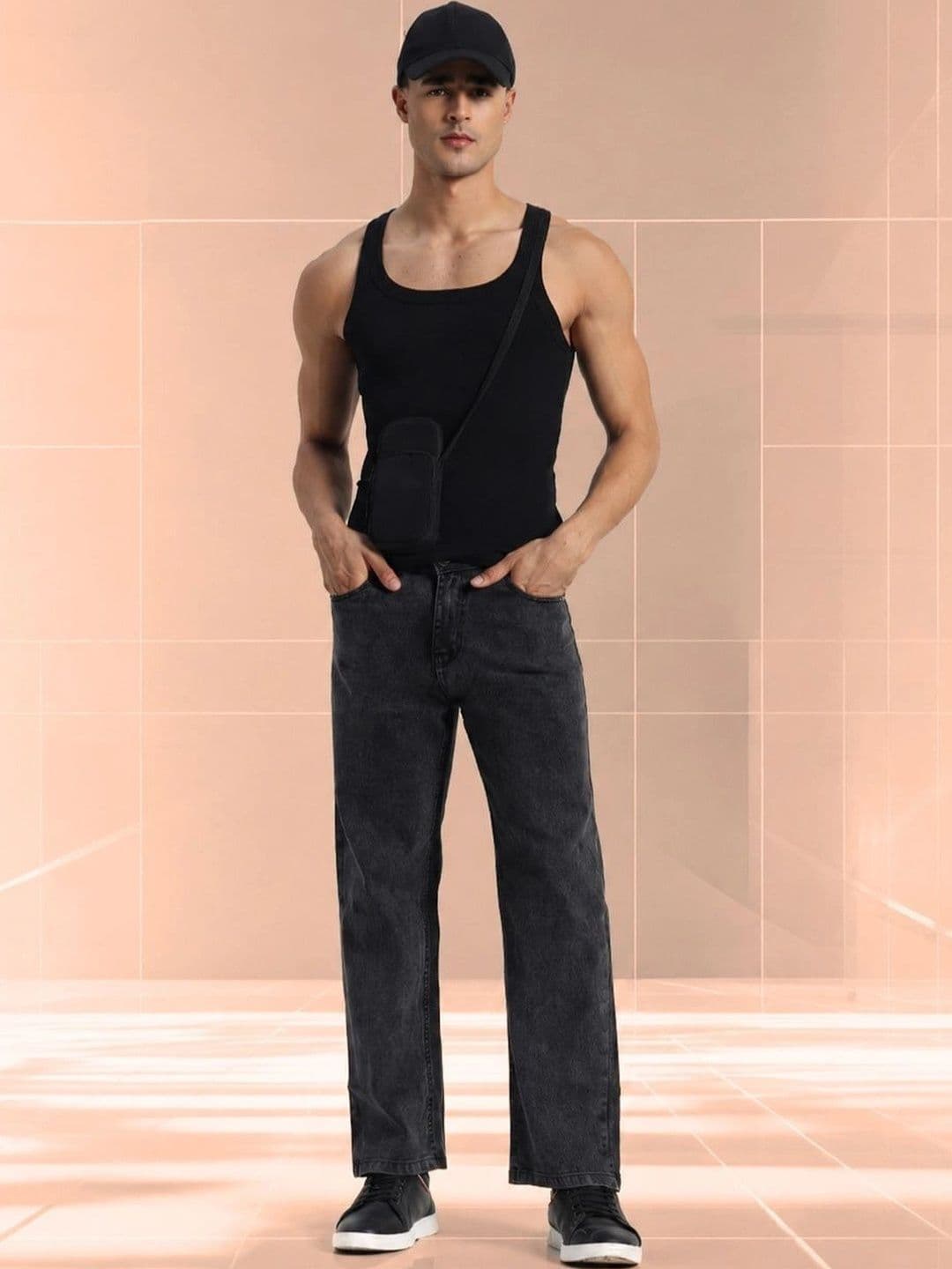 SYNZO Men Comfort Relaxed Fit Mid-Rise Jeans thumbnail 5