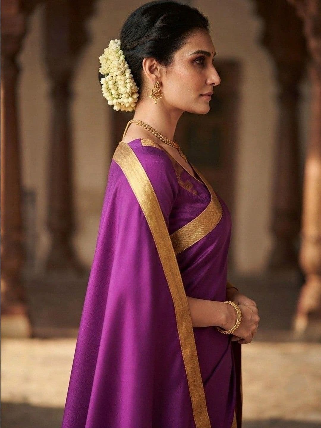 Siddhika Saree's Silk Blend Mysore Silk Saree thumbnail 4