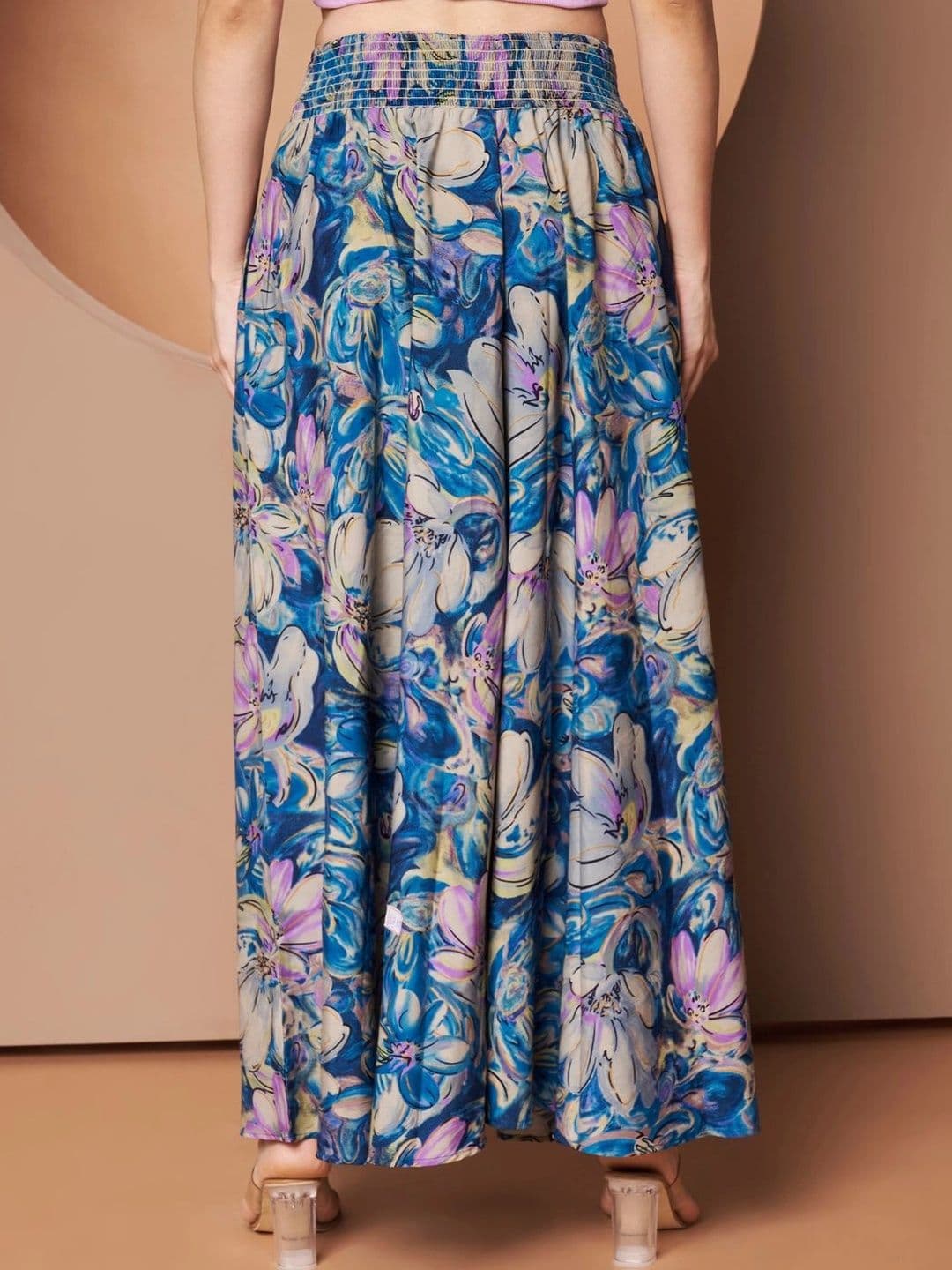 CORSICA Women Floral Printed Palazzos thumbnail 2