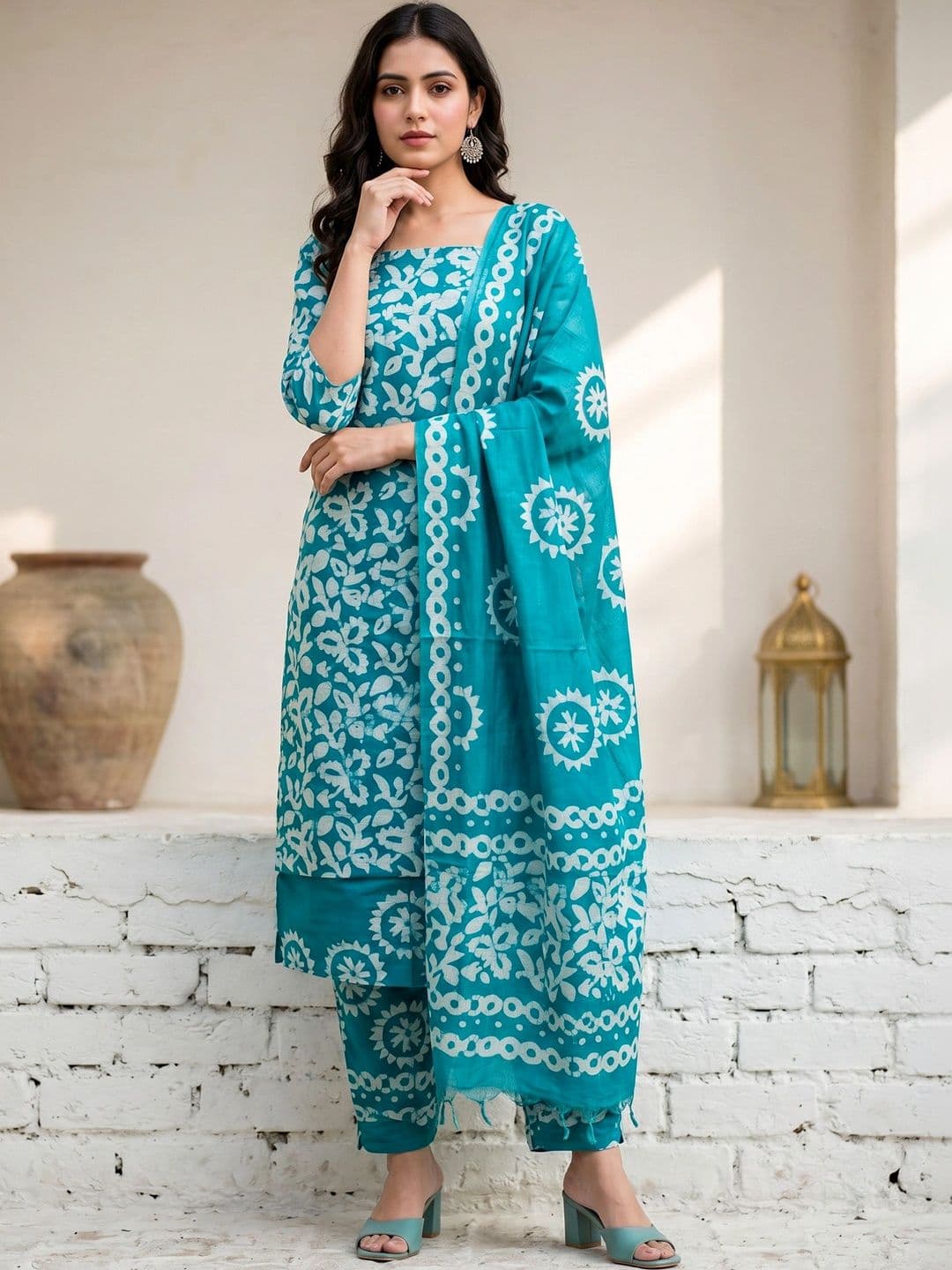 Mollika Printed Unstitched Dress Material - view 1