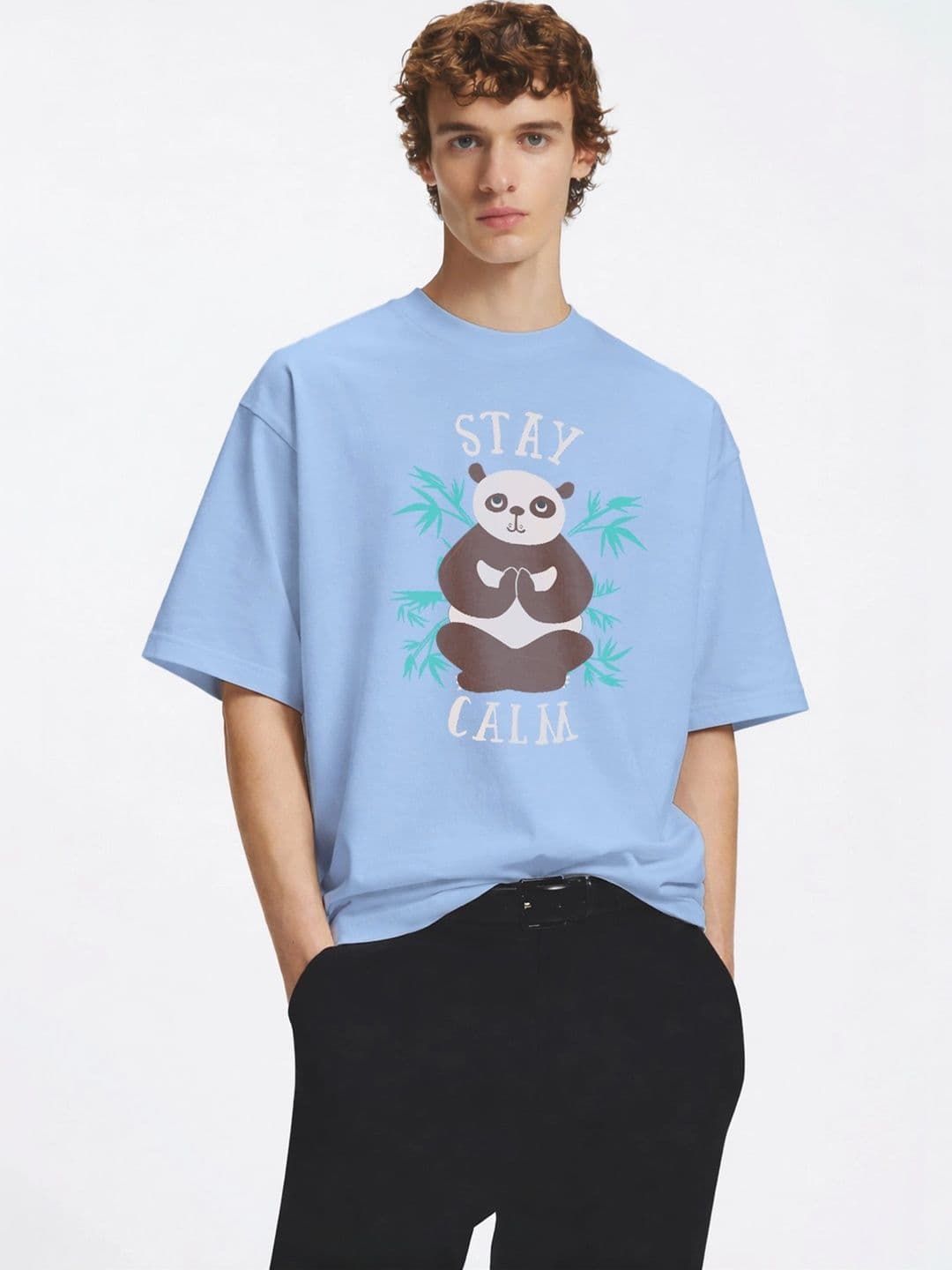 Moda rapido X TOGS & TERRE Men Printed Drop-Shoulder Sleeves Organic Cotton Blend T-shirt - view 1