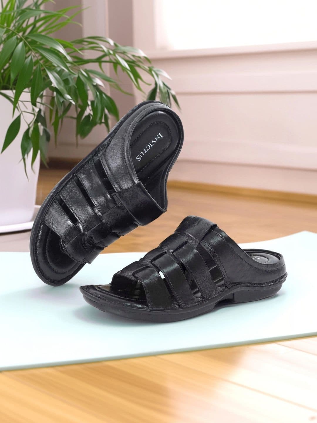INVICTUS Men Leather Fisherman Sandals - view 1