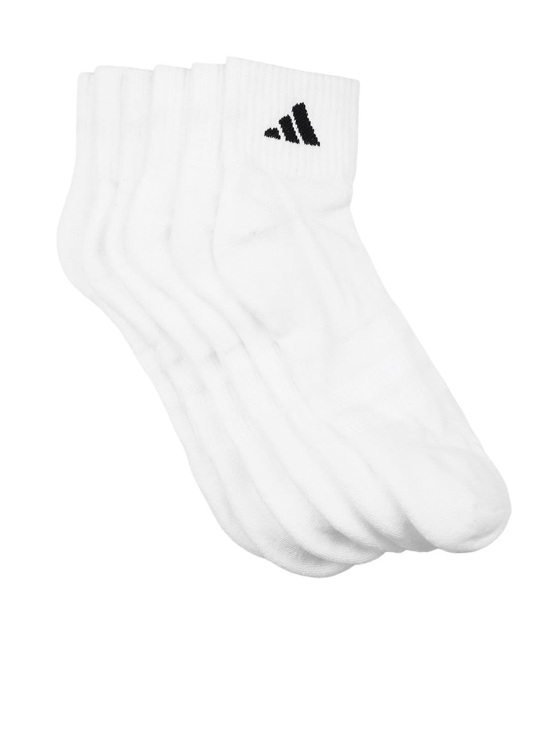 ADIDAS Unisex Pack of 3 Cotton Blend Ankle Length Socks thumbnail 4