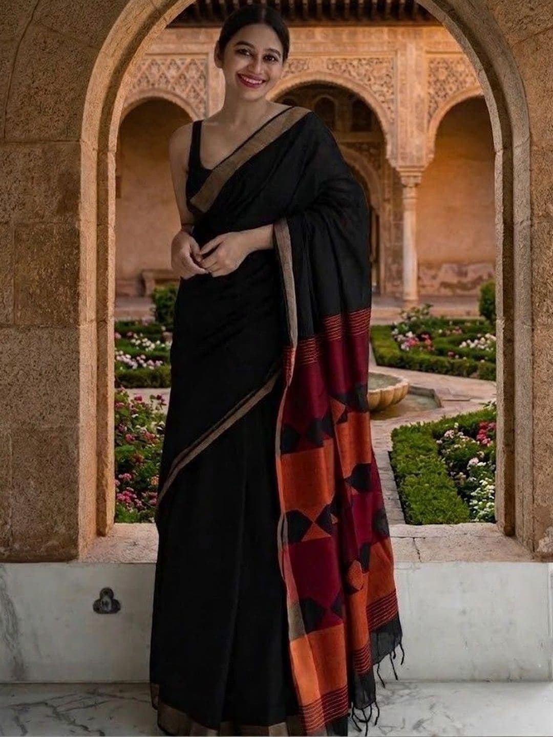 Vidula Fashion Woven Design Zari Art Silk Banarasi Saree - view 1