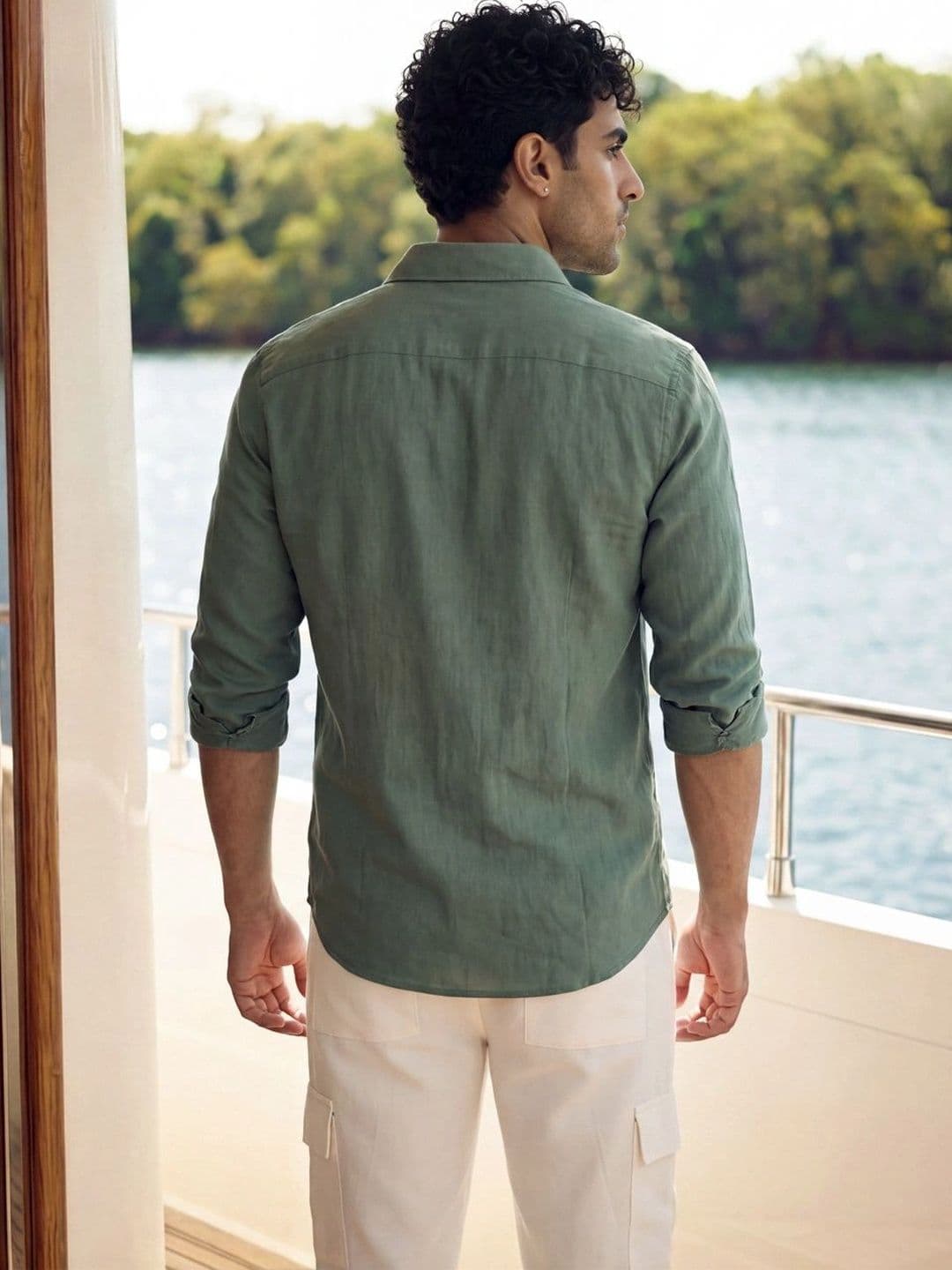 Urban Scissors Men Comfort Casual Shirt thumbnail 3