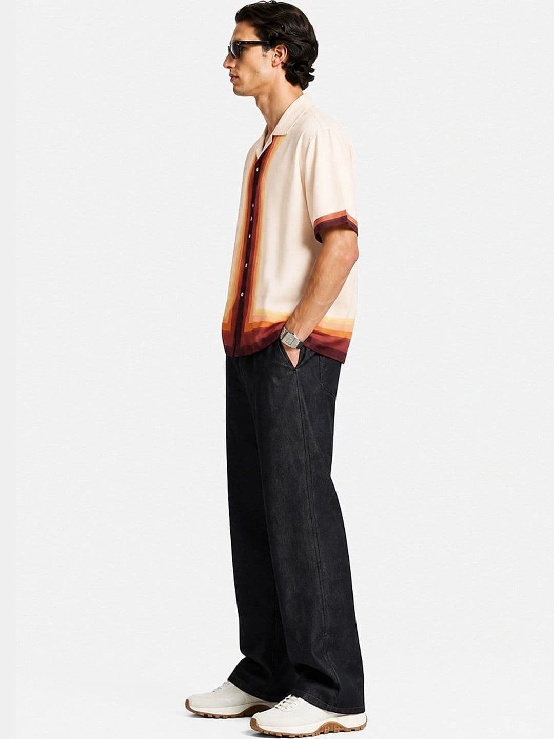 Snitch Men Multi Striped Casual Shirt thumbnail 2