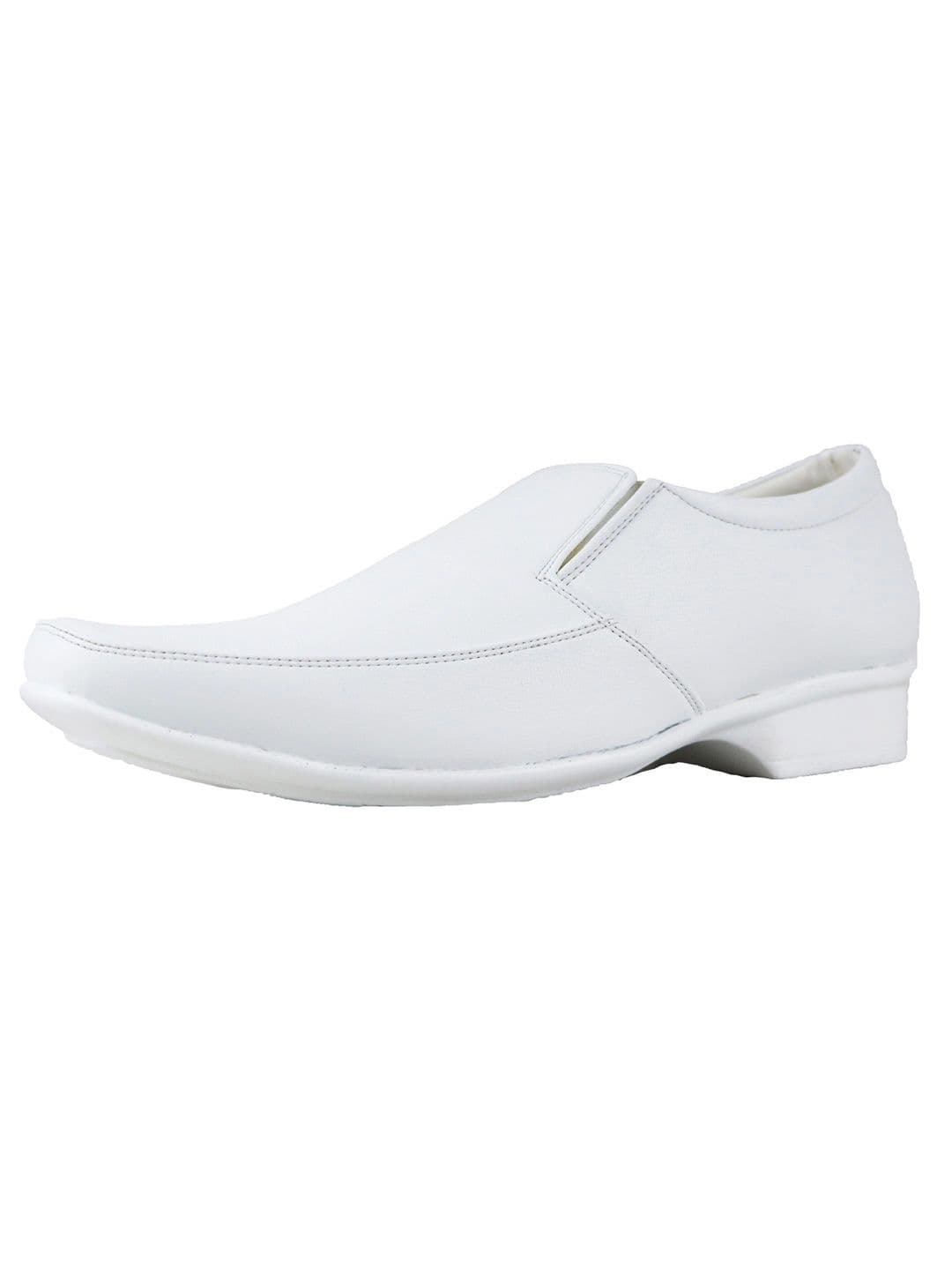 HikBi Men Leather Pointed Toe Formal Slip-Ons thumbnail 4