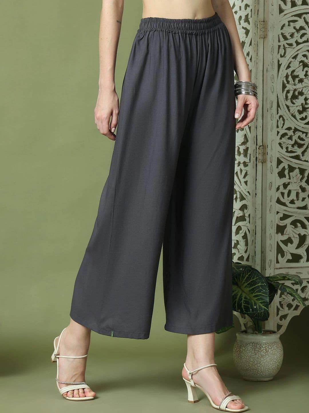 KALINI Women 2 Cropped Palazzos thumbnail 3