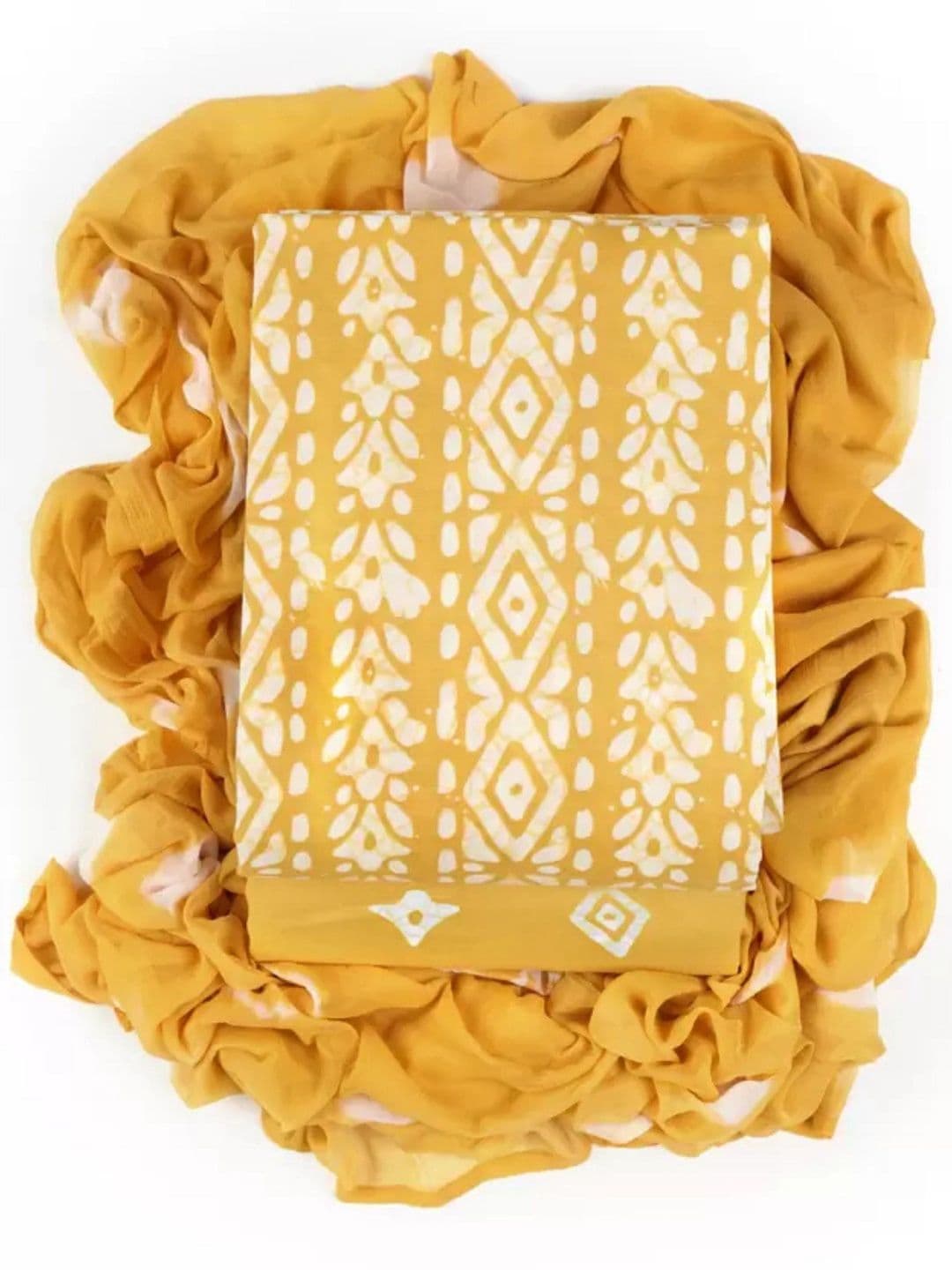 CLEMIRA Printed Pure Cotton Unstitched Dress Material - view 1