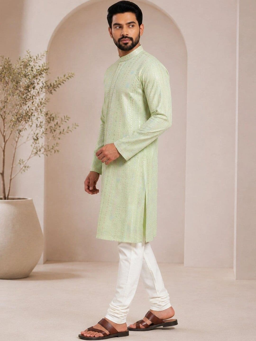 The Dapperman Men Kurta thumbnail 3
