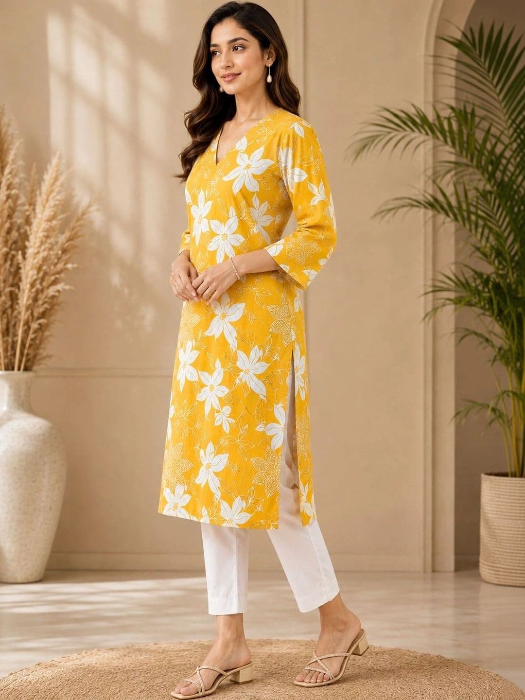 Anouk Women Floral Printed Floral Kurta thumbnail 5