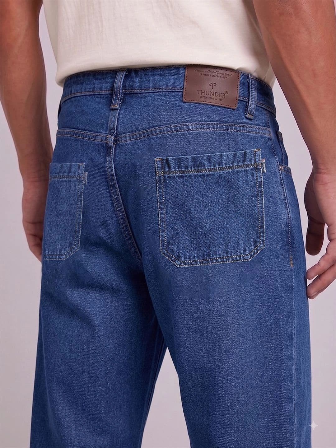 THUNDER JEANS Men Mid-Rise Jeans thumbnail 5