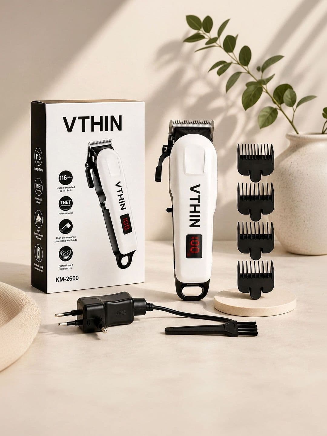 VTHIN Men Smart Blade Cordless Hair Grooming Kit with Guide Combs - view 1