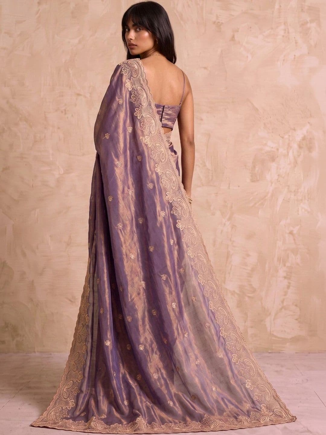SAARA Embellished Embroidered Saree thumbnail 5