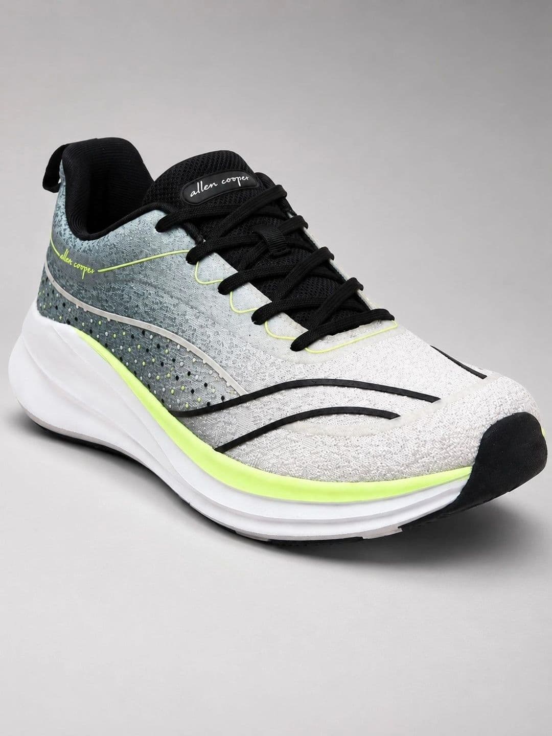 Allen Cooper Men Mesh Running Non-Marking Shoes - view 1