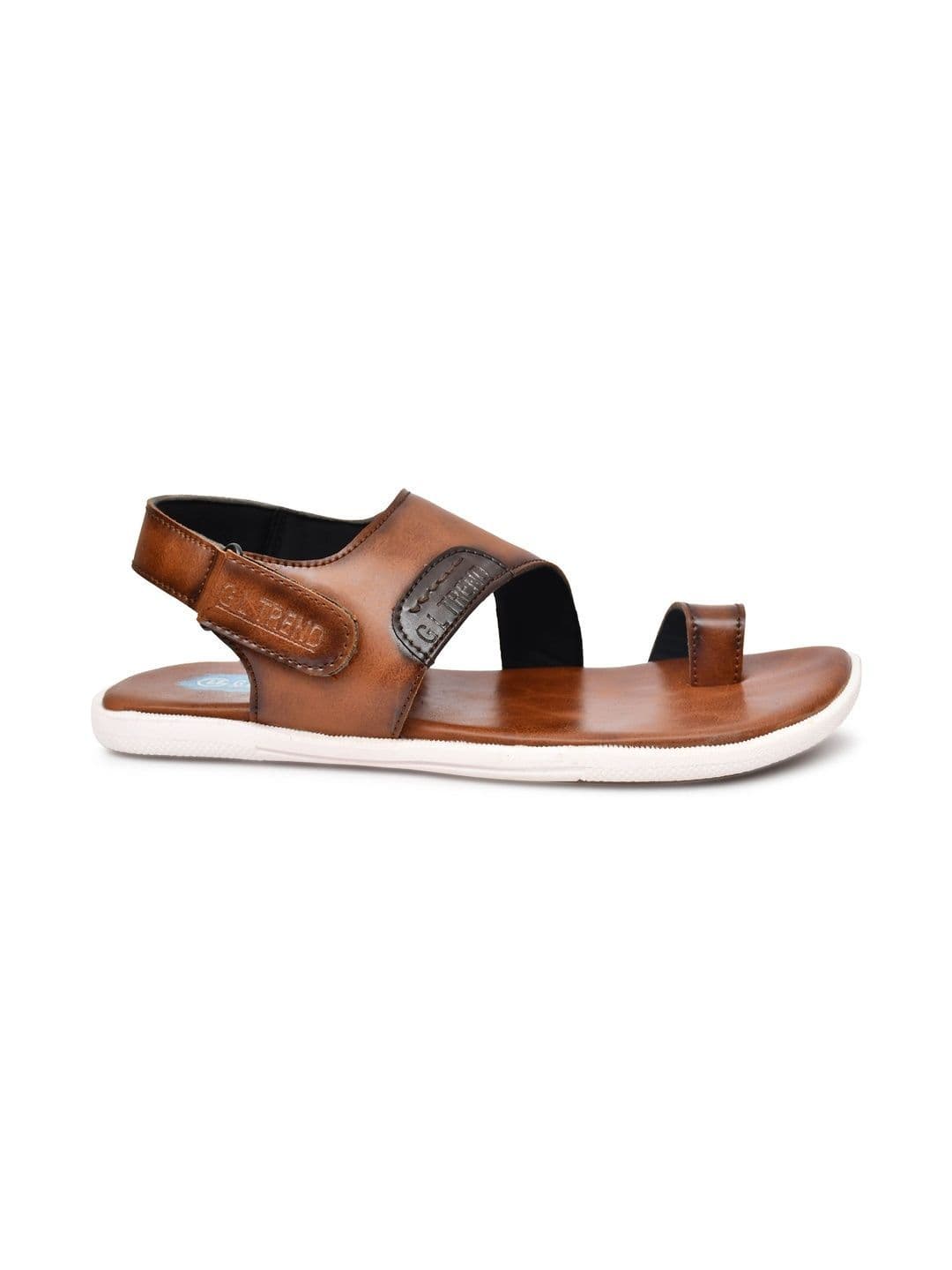 G L Trend Men's Tan Casual Comfort Open Toe Slip-On Sandals thumbnail 6