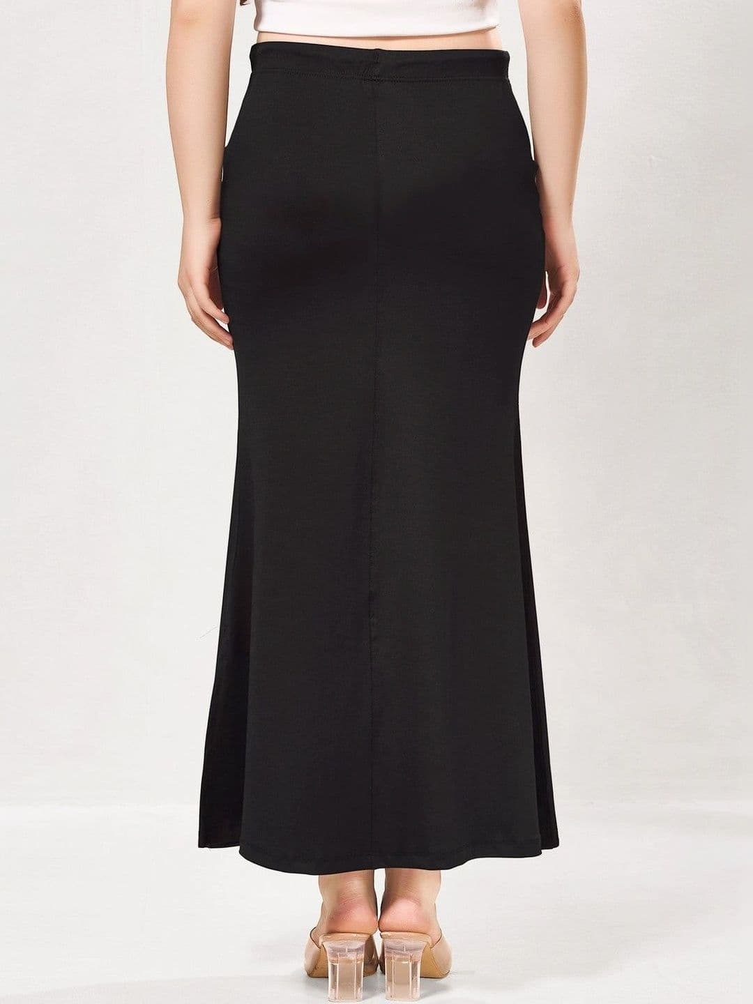 VAMAS - THE DESIGNER BLOUSES Black Women 220GSM Stretchable Mermaid Saree Shapewear thumbnail 3