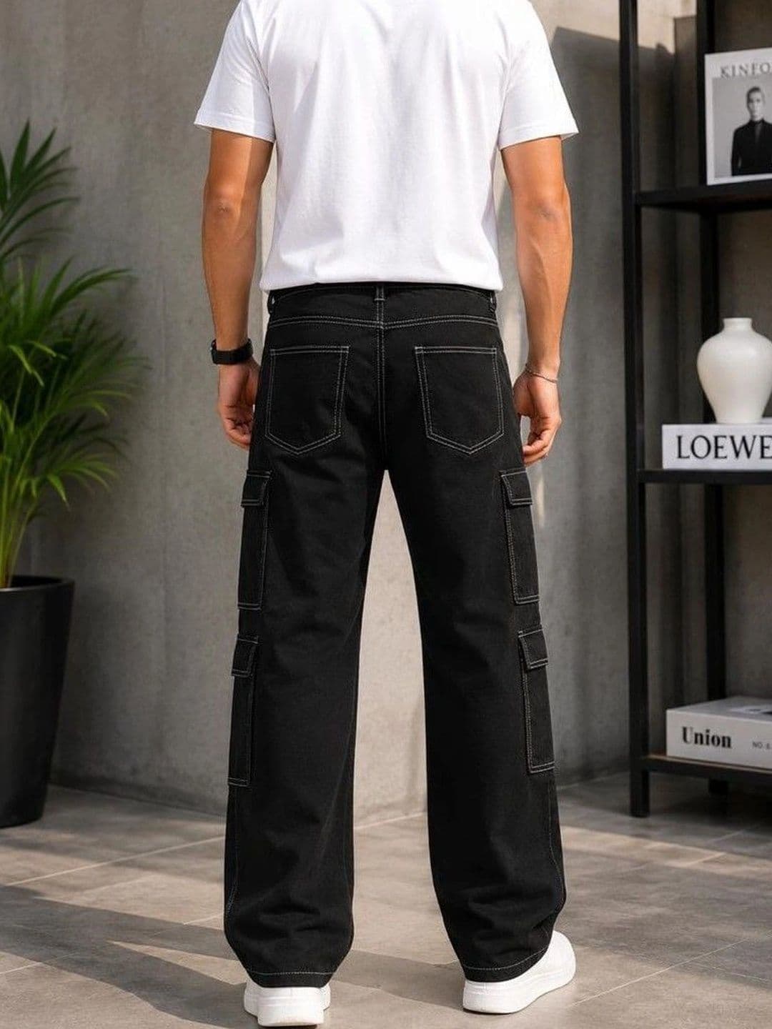 MAKPAK Men Jean Relaxed Fit Mid-Rise Jeans thumbnail 2