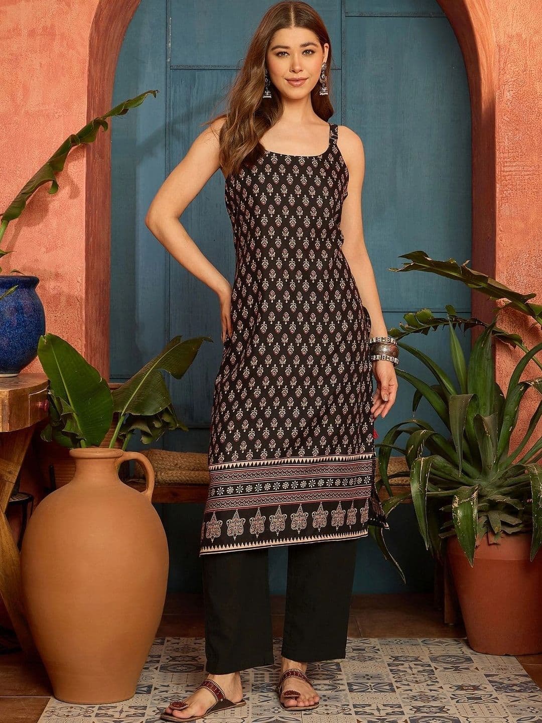 Stylum Women Ethnic Motifs Printed Indie Prints Kurta thumbnail 3