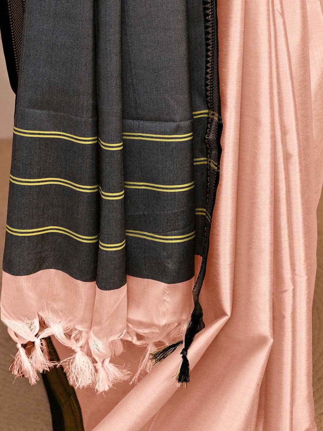 KALINI KALIN WomenI Striped Zari Designer Gadwal Saree thumbnail 3