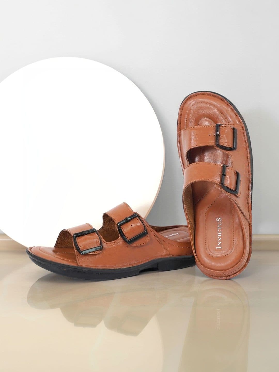 INVICTUS Men Leather Comfort Sandals - view 1