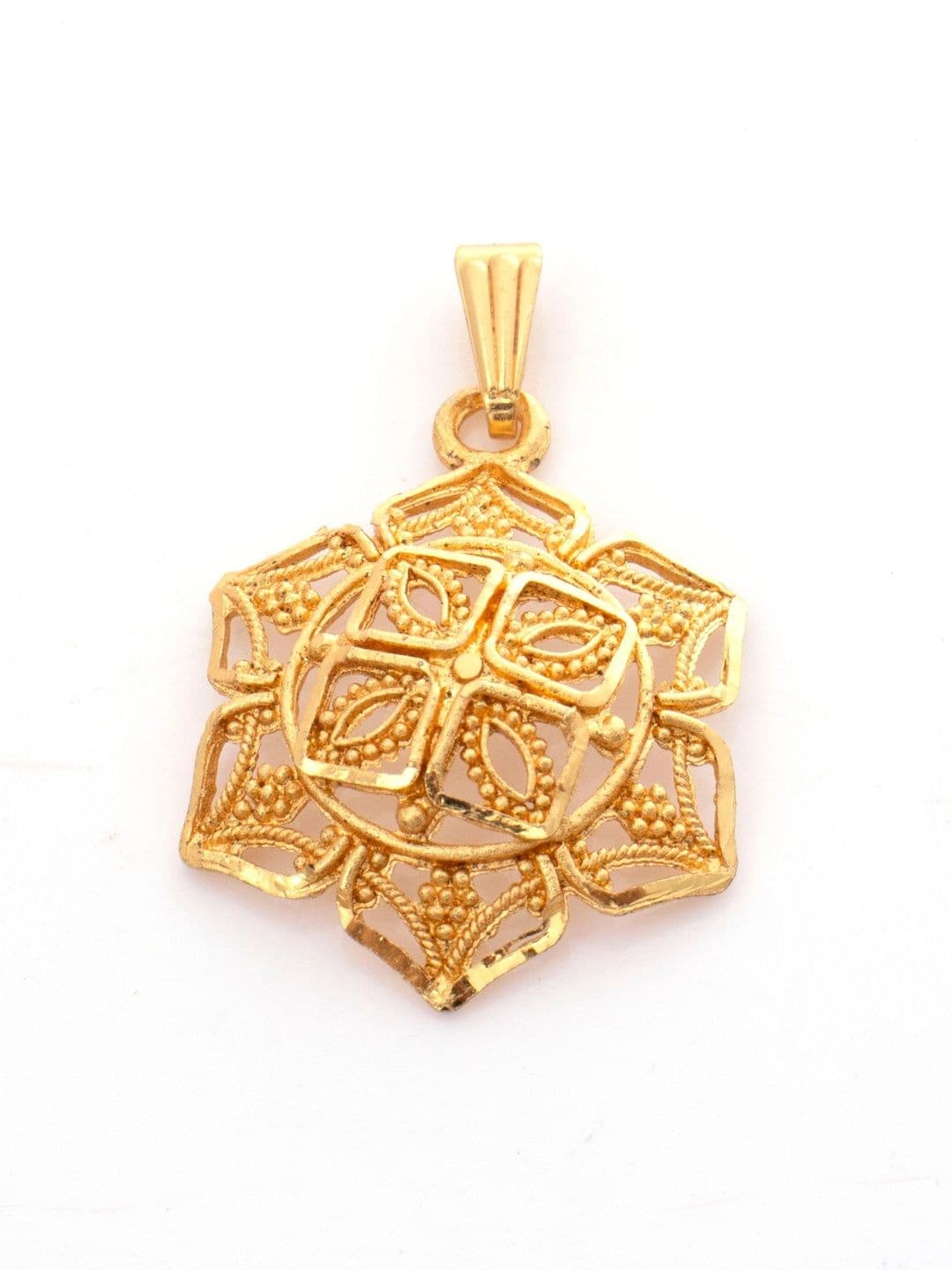 Dency Unisex Brass Gold-Plated Necklace thumbnail 3