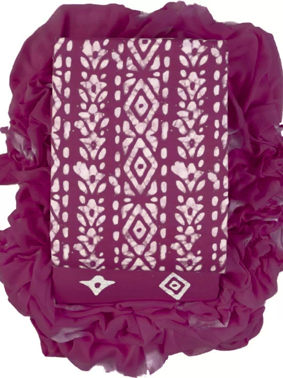 CLEMIRA Printed Pure Cotton Unstitched Dress Material - view 1
