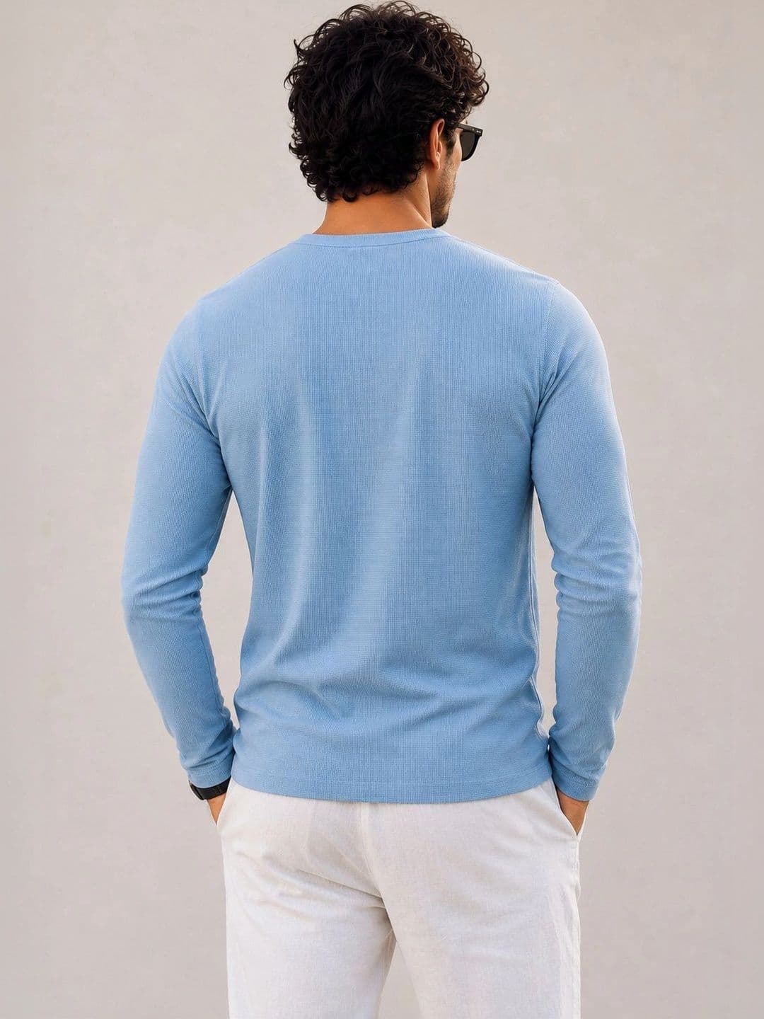 YUTA Men Henley Neck T-shirt thumbnail 3