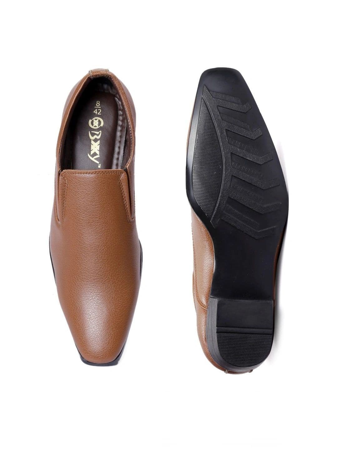 Bxxy Men Textured Formal Elevator Slip On Shoes thumbnail 5