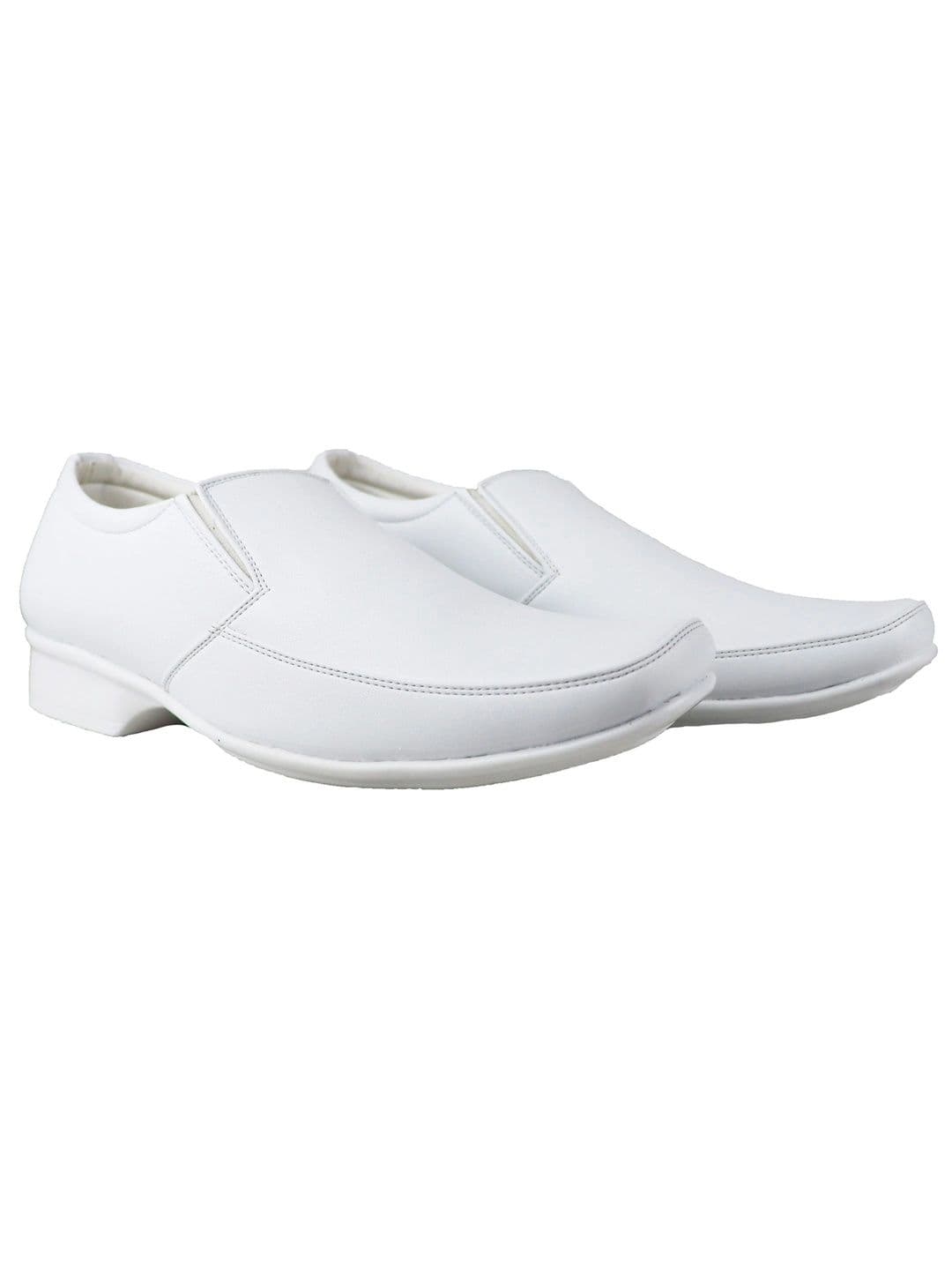 HikBi Men Leather Pointed Toe Formal Slip-Ons thumbnail 7